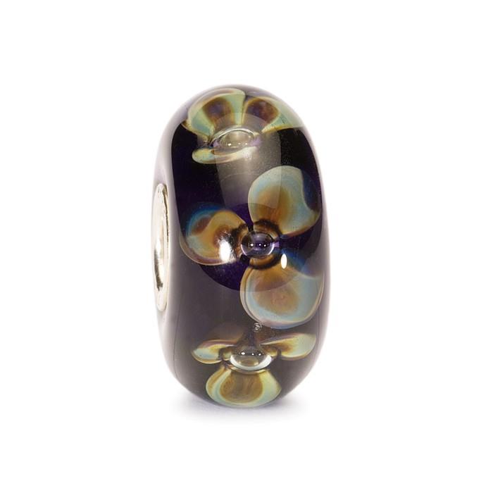 INSERTO DONNA TROLLBEADS 61404 FIORE INDACO - TROLLBEADS