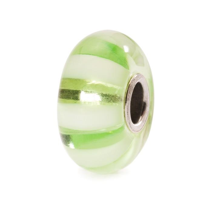 INSERTO DONNA TROLLBEADS 61377 STRISCE VERDE LIMONE - TROLLBEADS