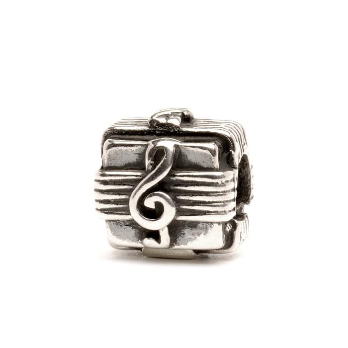 INSERTO UOMO TROLLBEADS 11109 CASSETTA DELLA MUSICA - TROLLBEADS