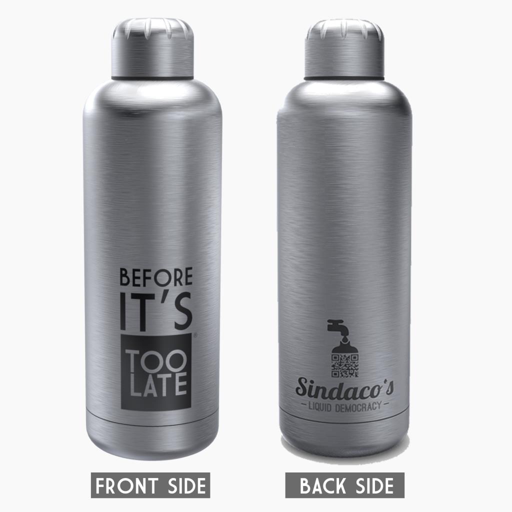 ACCESSORIO UNISEX TOO LATE BOTT_ACCIAIO - TOO LATE