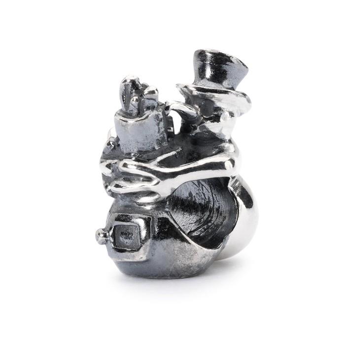 INSERTO DONNA TROLLBEADS tagbe-30124 PUPAZZO DI NEVE E LADY DISGELO - TROLLBEADS