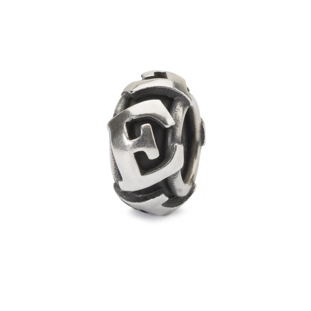 INSERTO UOMO TROLLBEADS tagbe-10214 STOP LETTERA E - TROLLBEADS
