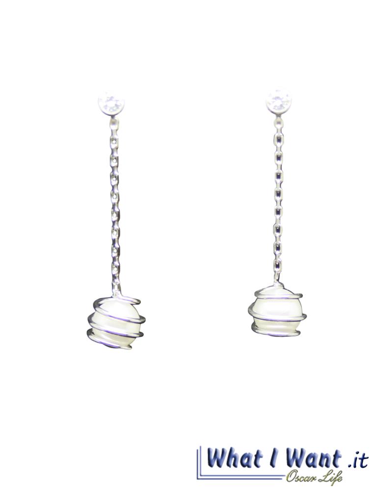 ORECCHINI  PASSIONI925 PENDENTI PERLA - PASSIONI925