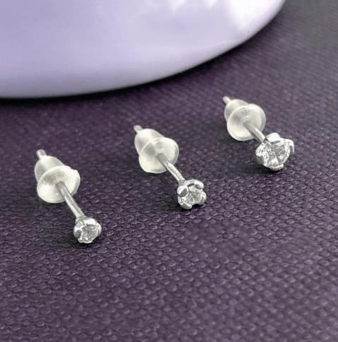 ORECCHINI UNISEX PIERCING ORO750 F-09233-0BS7 - PIERCING ORO750