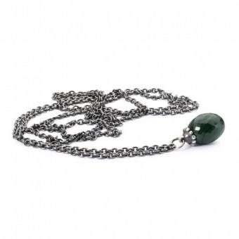 COLLANA DONNA TROLLBEADS TAGFA-0038 COLLANA FANTASIA MALACHITE 100 CM - TROLLBEADS