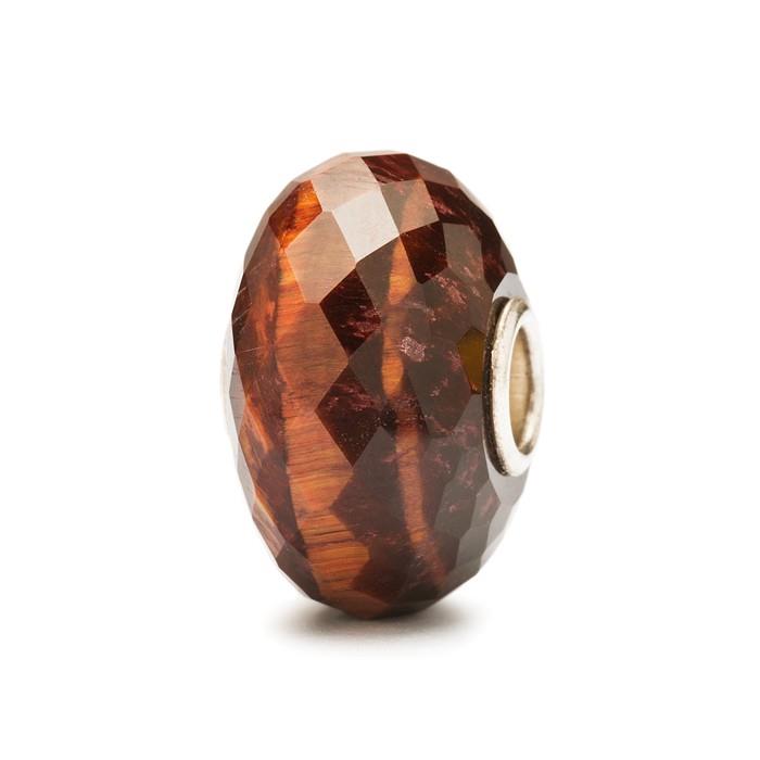 INSERTO UOMO TROLLBEADS 80111 OCCHIO DI TIGRE ROSSO - TROLLBEADS