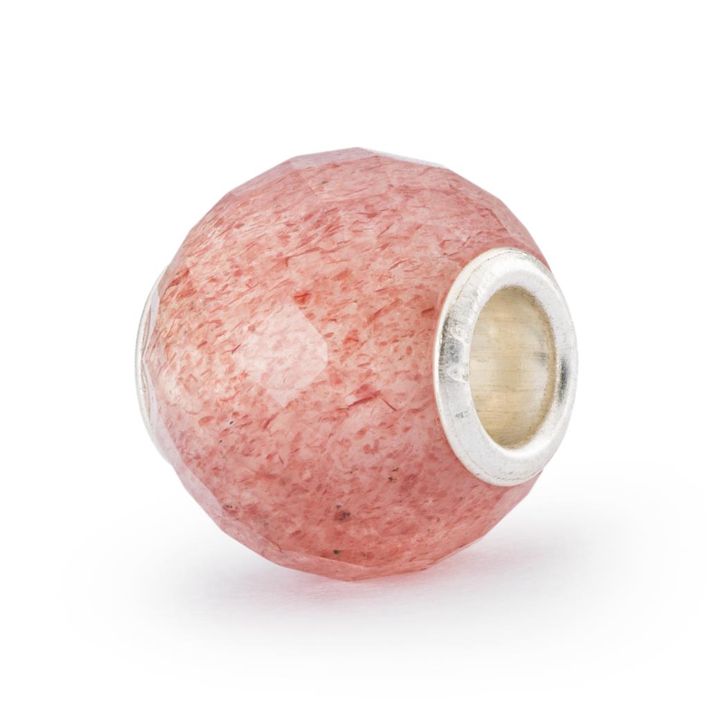 INSERTO DONNA TROLLBEADS TSTBE-00033 QUARZO FRAGOLA ROTONDO SFACCETTATO - TROLLBEADS
