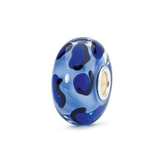 INSERTO DONNA TROLLBEADS TGLBE-10419 GHEPARDO AZZURRO - TROLLBEADS