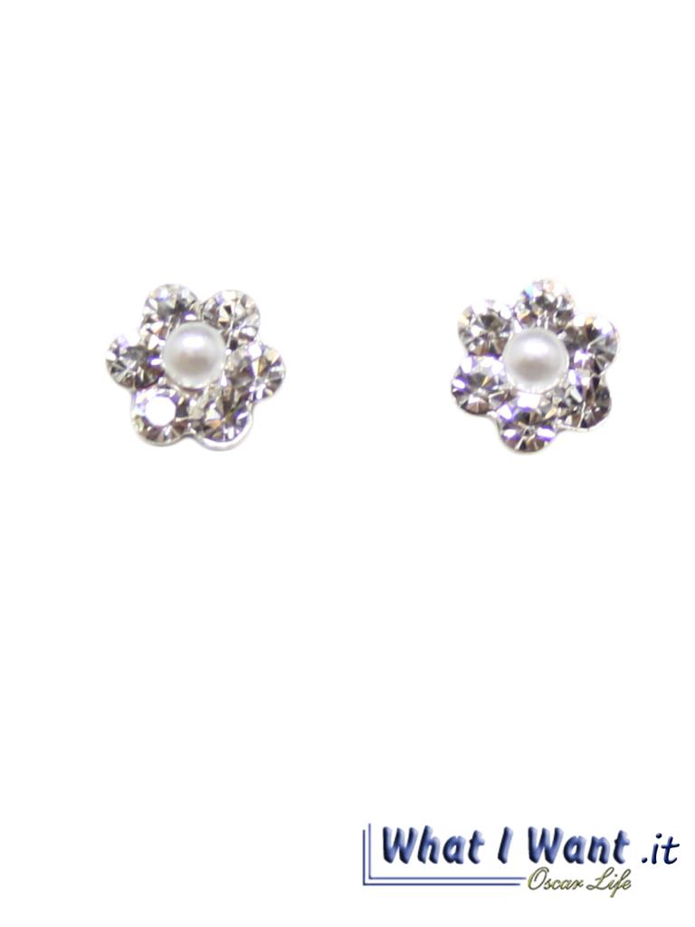 ORECCHINI  PASSIONI925 FIORE E PERLA - PASSIONI925