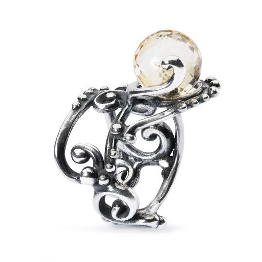 ANELLO DONNA TROLLBEADS tagri-00364 ANELLO CON QUARZO CITRINO - TROLLBEADS