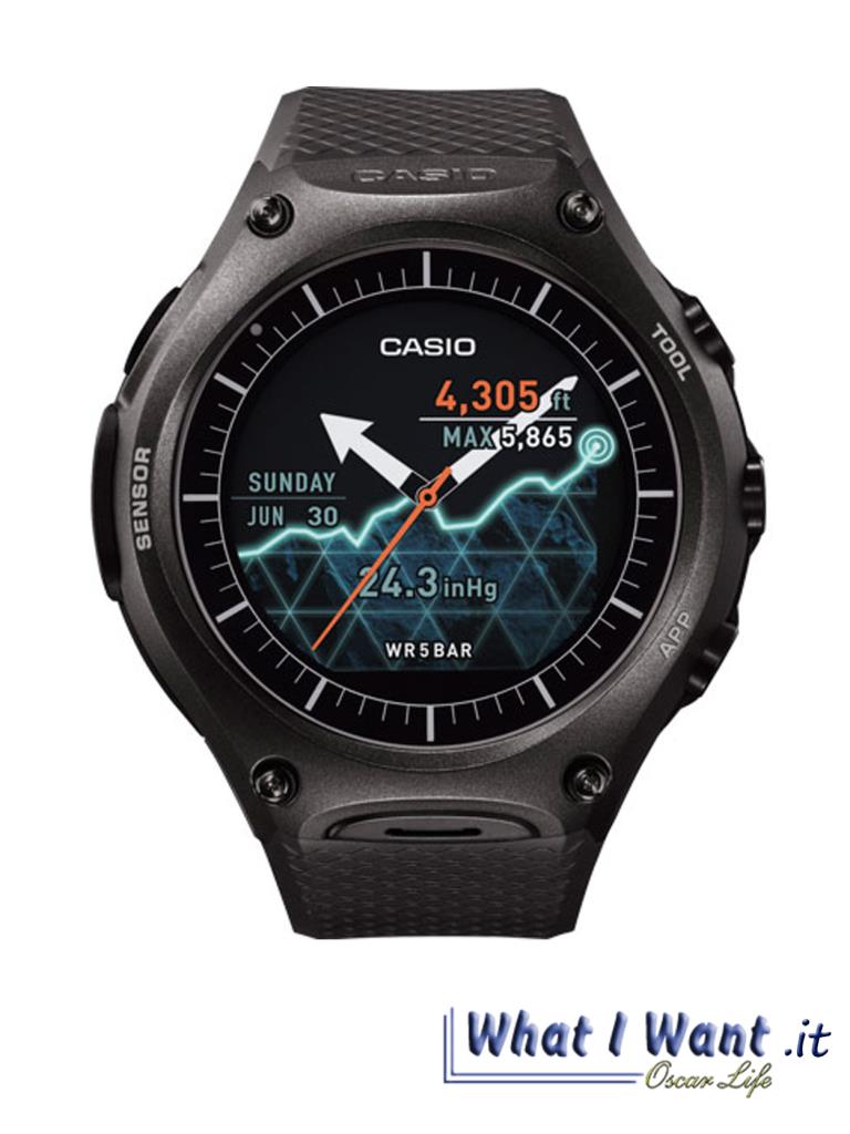 OROLOGIO UOMO CASIO WSD-F10BKAAE - CASIO