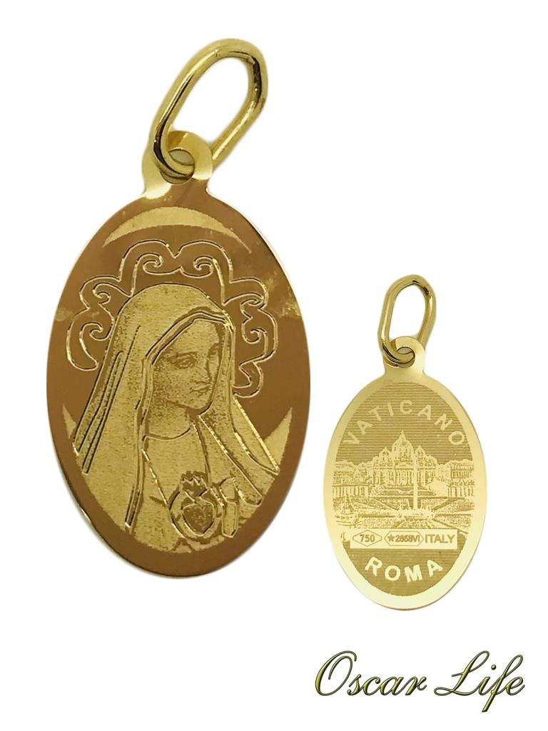 CIONDOLO UNISEX PASSIONI750 MADONNA DI FATAIMA - PASSIONI750
