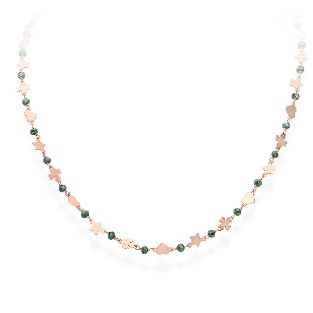 COLLANA DONNA AMEN CLCQSRV - AMEN