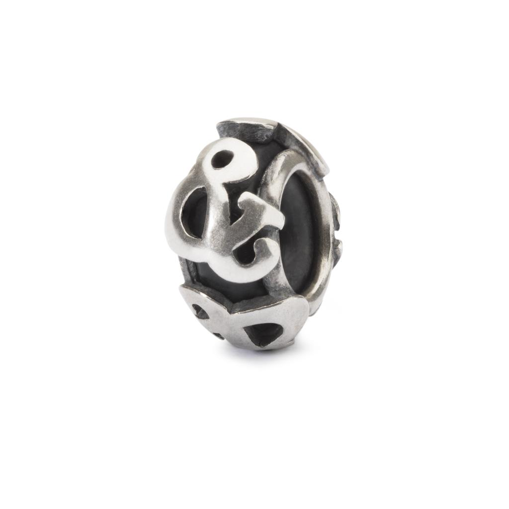 INSERTO UOMO TROLLBEADS tagbe-10236 STOP LETTERA & - TROLLBEADS