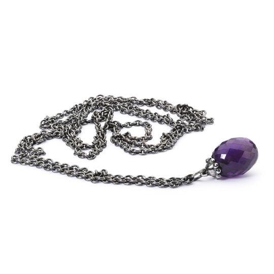 COLLANA DONNA TROLLBEADS tagfa-00031 COLLANA AMETISTA CM 100 - TROLLBEADS