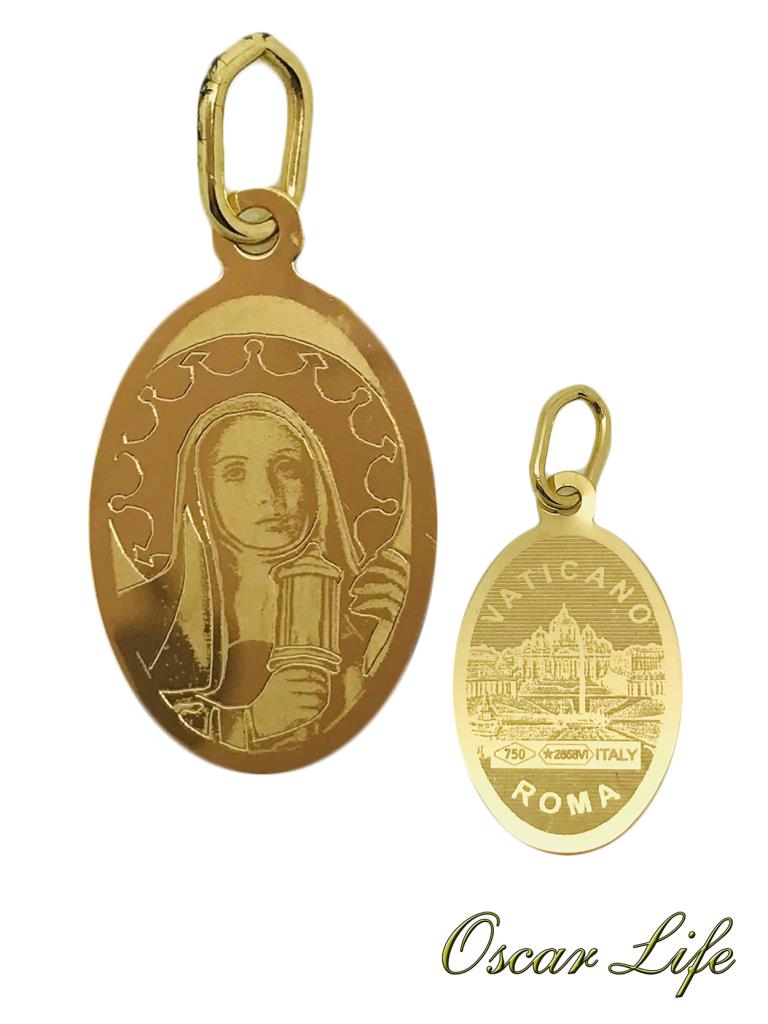 CIONDOLO UNISEX PASSIONI750 SANTA CHIARA - PASSIONI750