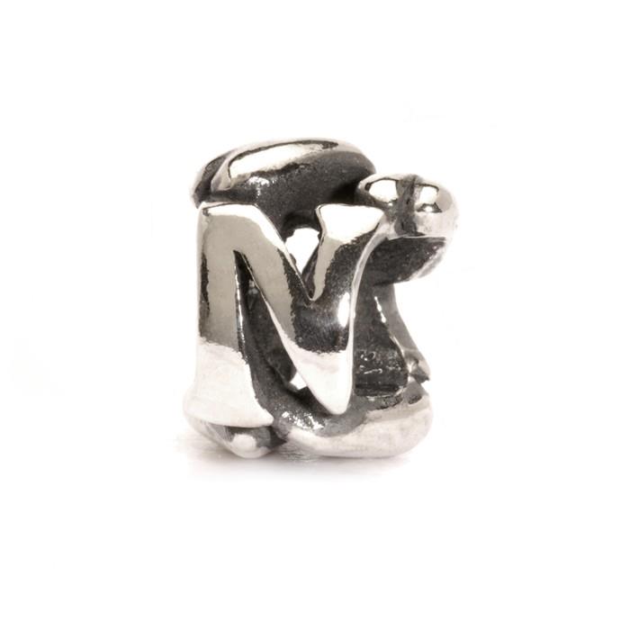 INSERTO DONNA TROLLBEADS 11144n LETTERA N - TROLLBEADS