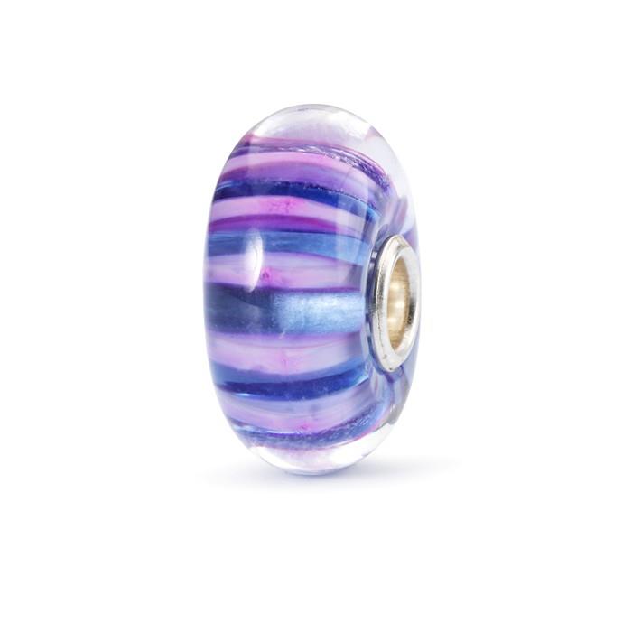 INSERTO DONNA TROLLBEADS TGLBE-10327 STRISCE INDACO - TROLLBEADS