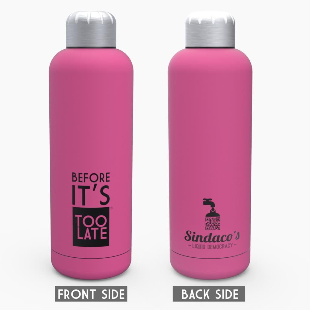 ACCESSORIO UNISEX TOO LATE BOTT_ROSA - TOO LATE