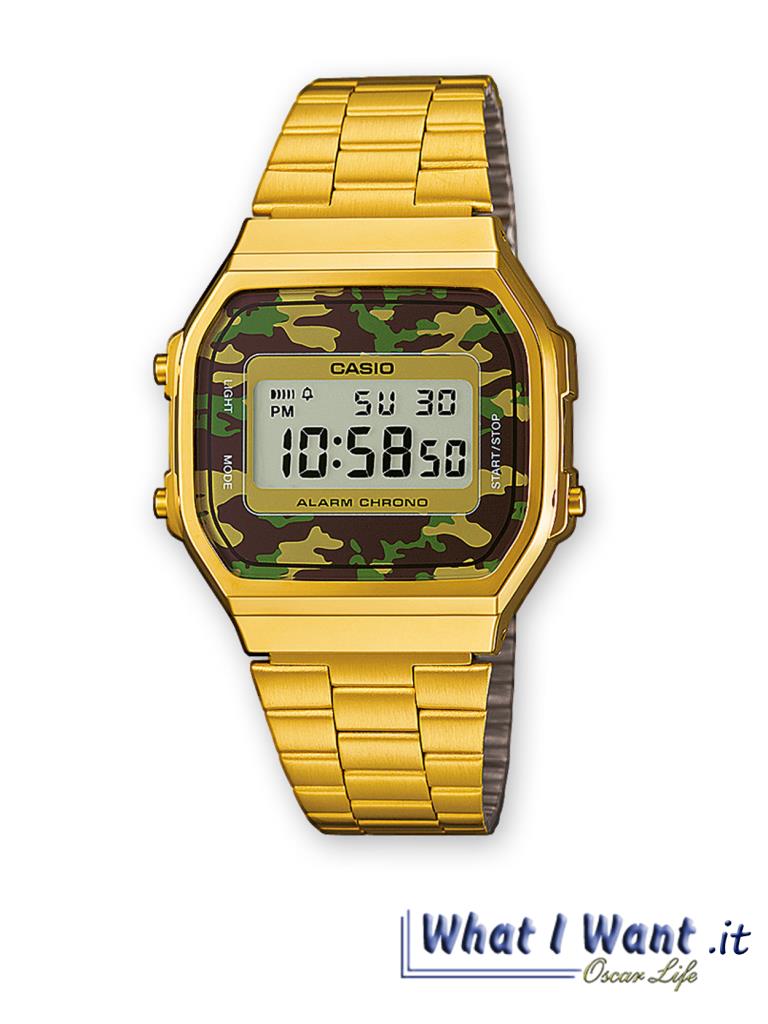 OROLOGIO UOMO CASIO A168WEGC-3EF - CASIO