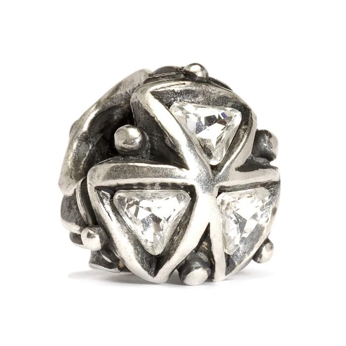 INSERTO DONNA TROLLBEADS 12301 TRIANGOLI DI CRISTALLO - TROLLBEADS